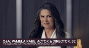Read more about the article New Pamela Rabe Q&A for The Weekend Australian Magazine